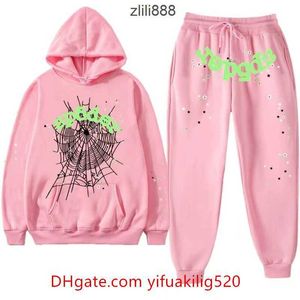 25ss Spider Trapstar Track Suits Hoodie Designer Mens 555 Sp5der Sweatshirt Man Young Thug Two-piece with Womens Spiders Tracksuit