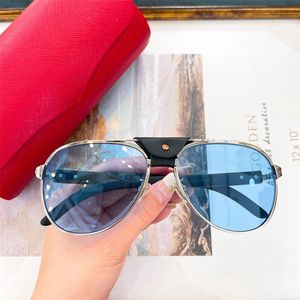 Herrenbrille, Sonnenbrille für Damen, modische Sonnenbrille, UV400-Brille, Herrenbrille, Eyelgasses mit Box und Etui, bestes Geschenk