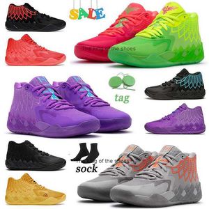 Lamelo Ball 1 MB.01 Męskie buty do koszykówki Czarne podmuch Buzz City Nie stąd Queen City Rick i Morty Rock Ridge Red Trainers Sportsmb.01