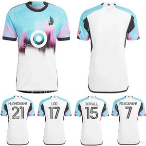 Minnesota United Soccer 28 Maglia Mender Garcia AMARILLA FRAGAPANE TAPIAS HLONGWANE VALENTIN LOD REYNOSO DIBASSY ARRIAGA TRAPP Maglia da calcio Kit 2023 2024