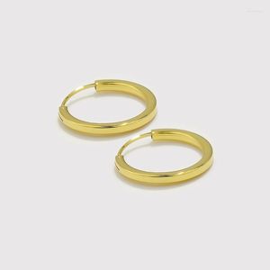 Çember Küpe 20mm 30mm 40mm 1PAIR gerçek.925 Gümüş Kulak Kemik Tüneli Kare Piercing Huggie Kulak Korumaları C-E1758