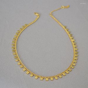 Chains WT-BFN014 Elegant Brass Welding Statement Chain Necklace Fashion Gold Plated Resist Tarnishable Metal 10PCS