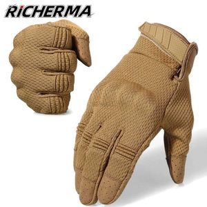 Tactical Gloves Summer Motorcycle Gloves Breathable Touch Screen Motorbike Biker Riding Protective Gear Anti-skid Tactical Gloves Men Women zln231111