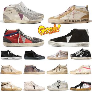 Designer Sneakers Do-old Dress Shoes Italy Brand Women Man Sneaker Black White Suede Gold Glitter with Classic White Do-Old Dirty Flat Leather Shoe