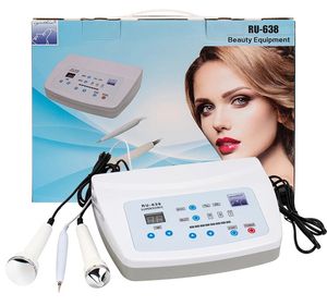 3 in 1 ultrasonic beauty instrument full body massager, used for facial lifting and detoxification, whitening dark spots, freckles, anti-agin