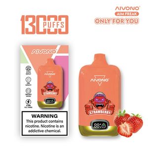 Лидер продаж в Европе, Aivono Aim Freak 13K Puff Bar Randm Tornado 12000 13000 15000 затяжек, одноразовая ручка для вейпа, цифровая коробка для электронных сигарет