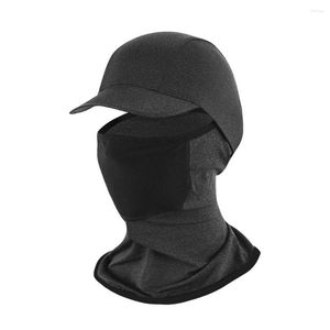 Motorcycle Helmets Summer Cycling Balaclava Bike Sun Protection Ice Silk Hat Face Cover Breathable Full Mask Anti-UV Cap Headwear