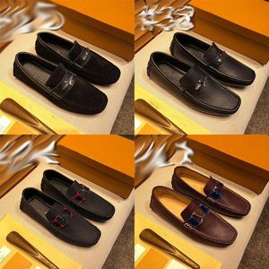 Mocassino Monte Carlo da uomo scarpe casual firmate slip classico Luxurys scarpe da ginnastica retrò con bottoni in metallo scarpe casual Oxford di marca in pelle.