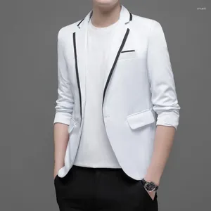 Men's Suits DYB&ZACQ 2023 Large Size Suit Casual Color Match Business Slim Jacket