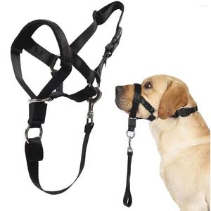 Dog Collars Soft Nylon Muzzle Anti Barking Training Pet Mouth Mask Harness From Biting Adjustable Loop