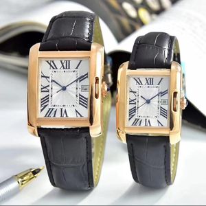 Couple Designer Mens Clone Womens Fully Automatic Mechanical Diamond Inlay Highquality Leather Watch Chain with Luminous Waterproof Sapphire