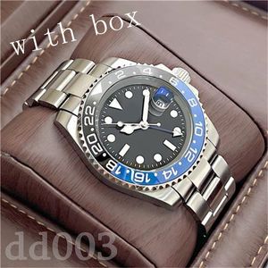 Automatic watch 2813 mens watch luxury business waterproof office trendy silver gold plated wide orologio luminous ceramic designer watches ZDR bezel SB001 C23