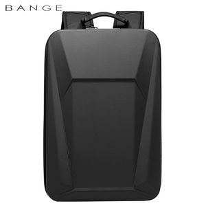 Bange New Business Backpack Men's Plastic Hard Shell Computer Bag Men's Backpack Waterproof USB Bag Backpack