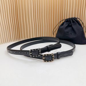 Fashion designer Womens luxury belts woman gold silver buckle cintura belts for women designer Genuine Leather Thin Waist Belts width 2.0cm with box