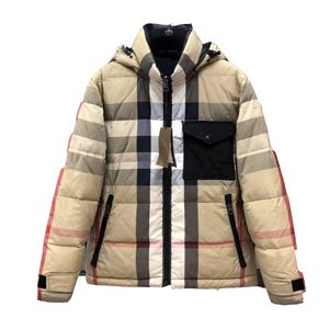 Piumino reversibile da uomo di design con cappuccio alfabeto cappotto invernale da donna parka cappotto da uomo spesso abbigliamento giacca da coppia all'aperto nuovi vestiti