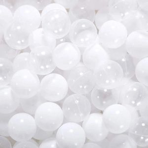 Giocattoli sportivi 100 pezzi White Ball Pit BPA Free Plastic Ocean Balls Baby Play per Ball Pit Bounce House Baby Pool Theater Tenda Parco divertimenti 230410