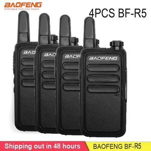 Other Sporting Goods 4PCS Fasion Small Baofeng Mini WalkieTalkie USB Charger 16CH Channels Two Way Radio Intercom BFR5 Radios BF R5 T7 for Kid Gift 231110