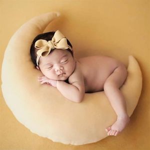 Baby Hat Posing Beans Moon Pillow Stars Set Newborn Pography Props Infants Po Shooting Accessories 201208287K