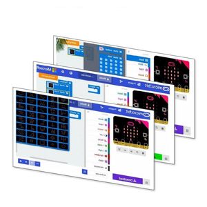 Integrerade kretsar Original BBC Micro: Bit Main Board NRF51822 Etooth för barnstartare till programmering/stöd Windows iOS etc.