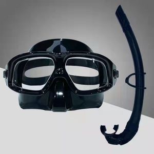 Máscaras de mergulho Máscara de mergulho Espelho de superfície de mergulho livre de alta definição lente anti-nevoeiro equipamento de máscara de mergulho 230410