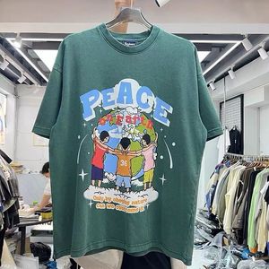 地球保護のためのメンズTシャツ印刷シャツ230410