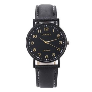 Wristwatches Elegant Women Simple Watches Leather Strap Dress Quartz Watch Casual Ultra-thin Bracele Fashion WirstWatch Relogio Feminino