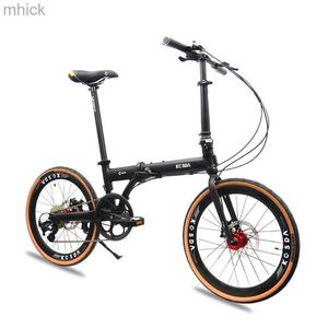 Bike Pedals Folding Bike 20 Inch 451 Wheel Aluminum Alloy 8 Speeds Mechanical Disc Brake Foldable Minivelo Children Adult Bicycle 18 BMX 3M411