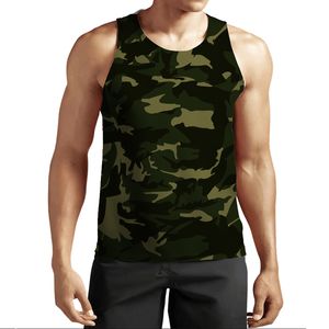 NEU 3D-Drucktarnung Tank Top Fashion Männer Frauen Trails-Einrichtungen Crewneck Vest Plus Size S-6xl Harajuku 003