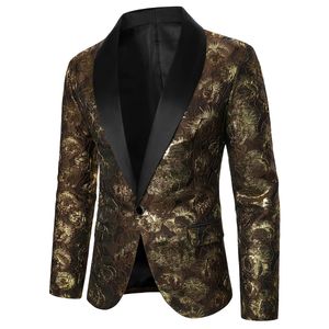 Herrdräkter blazers mäns kostym texturerat lyxigt tyg casual mäns blazer affär bankett scen prestanda gata stil bröllop värd mäns kappa 231110