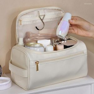 Cosmetic Bags PU Waterproof Makeup For Women Multifunctional Bathroom Hanging Female Travel Toiletry Bag