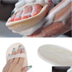 إسفنجات تجوب منصات طبيعية لوفه وسادة الإسفنج حمام الدش فرك لجسم كامل صحة MAS SCRUBBER EXFOLIATR