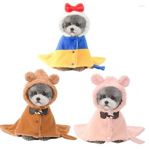 Vestido de estimação de roupas de cachorro, vestido de estimação de animais de estimação outono e inverno espessado para manto de luta de teddy kefa colcha