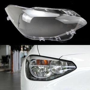 Bilens främre strålkastarlins täcker auto strålkastare lampskärm glaslampa skal mössor för bmw 1 serie f20 116i 118i 120i 2012 2013 2014