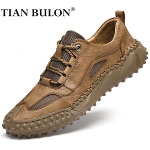 Mode mens casual skor handgjorda sneakers män läder italienska män skor varumärkesdesigner moccasins högkvalitativ zapatos hombre