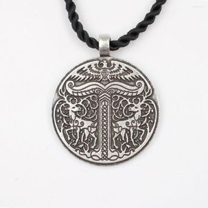 Zincirler 20pcs Moda retro yggdrasil kolye ağacı hayat dünyası Irminsul Viking Tur Sanlan