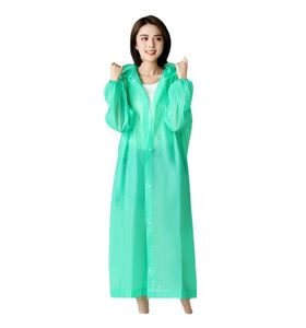 Mulheres Man Capinhos de chuva espessados ​​roupas impermeáveis ​​para adultos acampamentos reutilizáveis ​​Poncho Rainwear Hot Eva Rain Coast