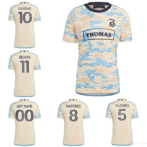 Philadelphia Union 10 Gazdag Soccer Jersey 7 Uhre 9 Carranza 8 Martinez 5 Glesnes 3 Elliott 11 Bedoya 31 Flash 27 Wagner Glesnes Blake Football Shirt Kits 23-24 Club