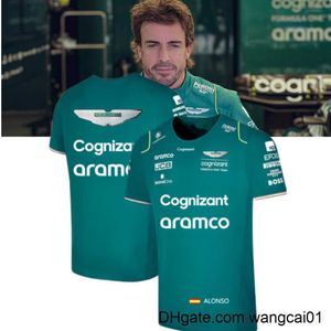 Men's T-Shirts Aston Martin F1 jersey morning Formula One racing suit Jimmy F1 uniform shirt bicyc motorcyc suit fan T-shirt 2023 411&3