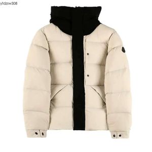 Topstoney2023 Men's Darth Vader Hooded Fluffy Jacketカップルの短いトレンドホワイトダックダウンスリム高品位のハイグレードの服