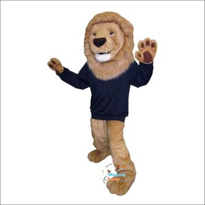 2024 Discount College Tough Vanguard Lion Mascot Costume Party Fancy Dress Suits Adult Unisex