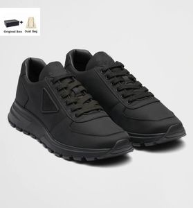 Marca perfeita PRAX 01 homem tênis sapatos branco preto azul escova de couro treinadores robusto sola de borracha skate masculino famoso casual andando caixa original