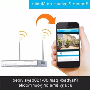 Kablosuz Kamera WiFi 960P IP 4CH NVR CCTV Sistem Video Kaydedici 4 X 13MP WiFi Açık Ağ Kameraları 1T HDD JCTCF