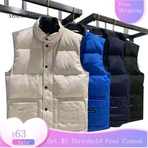 Mens Designer Warm Solidic Classic Letter Color Down Winter Jacket mode ärmlös bomull Vest Casual tight dragkedja