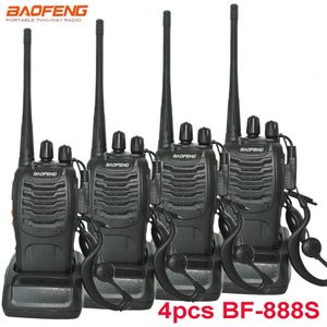 Altri articoli sportivi 4 pezzi Set originale Baofeng BF888S Walkie Talkie BF888s 5W 16CH UHF 400470MHz BF 888S Walkietalkie ricetrasmettitore radio bidirezionale 231110