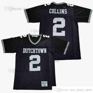 Design fai-da-te Film retrò LANDON COLLINS #2 HIGH SCHOOL Jersey Maglie da football universitarie cucite su misura