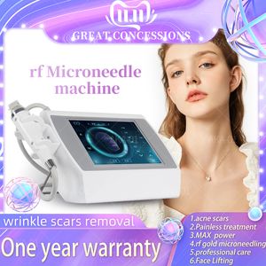 2023 Gold RF Beauty Microneedle Skin Firming Facial Lifting Microneedle Fractional Microneedle RF Zur Hautreparatur von Narben und Dehnungsstreifen