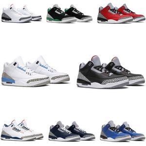 Jumpman 3s Basketball Chaussures 3 hommes Cool Grey Grey Femme Sport Sport Blue Georgetown Knicks Outdoor Trainers Sneakers Retro Shoe With Box