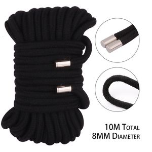 Cockrings 10M 8MM Thicken Shibari Art Rope Bondage Slave Restraint Sex Toys For Couples Hogtie Fetish Harness Adult Games Wholesales Price 230411