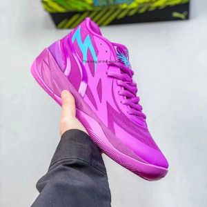 MBHerren Lamelo Ball MB 2.0 Basketballschuhe Lila Rick Grün und Blau Morty Roty Slime Jade Phenom Rot Schwarz Gold ELEKTRO Sneakers Tennis mit Box