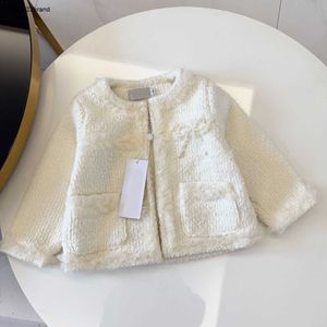 Nuova giacca per bambini firmata Autunno pizzo Cappotto per bambino Taglia 90-140 Farfalla decorazione con cordino di perle vestiti per bambini Nov10